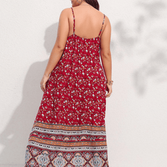 Plus Size Bethany Boho Maxi Dress