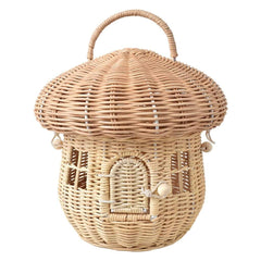 Rattan Mushroom Basket