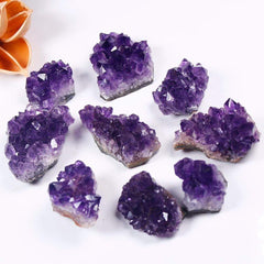 Raw Amethyst Quartz Crystal Cluster