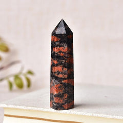 Red Labradorite Crystal Point