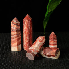 Rhodochrosite Crystal Point Tower