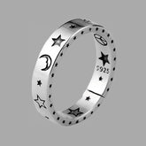 S925 Sterling Silver Celestial Ring
