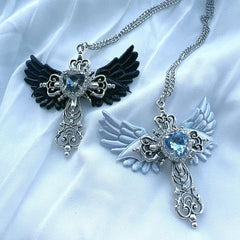 Wing Cross Necklace