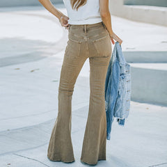 Raina High Waist Flared Pants