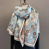 Casual Floral Scarf