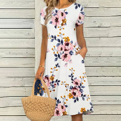 Floral Print Casual Dress