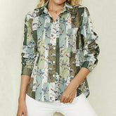 Casual Floral Print Blouse