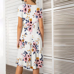 Floral Print Casual Dress