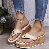 Casual Platform Slippers