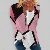 Casual Colour Block Blouse