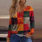 Vintage Plaid Blouse