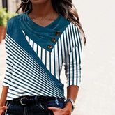 Vintage Striped Blouse