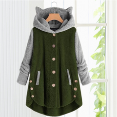 Cute Cat Ears Hooded Coat