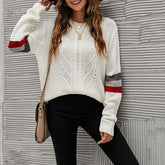 Casual Cable Knit Sweater