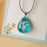 Luminous Water Drop Pendant Necklace