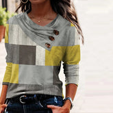 Vintage Plaid Blouse