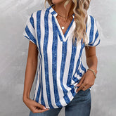 Casual Striped Blouse