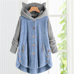 Cute Cat Ears Hooded Coat