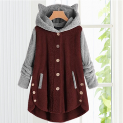 Cute Cat Ears Hooded Coat