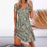 Floral Print Casual Dress