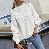 Casual Cable Knit Sweater