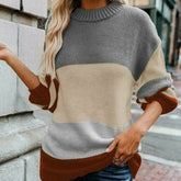 Casual Striped Knitted Sweater
