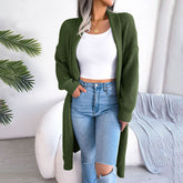 Casual Solid Colour Cardigan