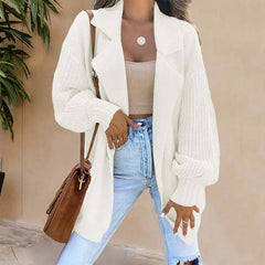 Casual Solid Colour Cardigan