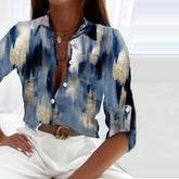 Casual Gradient Blouse