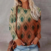 Casual Gradient Print T-Shirt