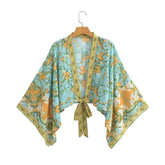 Amara Floral Crop Kimono