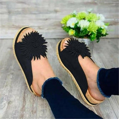 Flowers-Decor Bohemian Slippers
