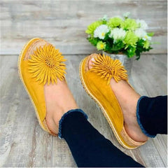 Flowers-Decor Bohemian Slippers