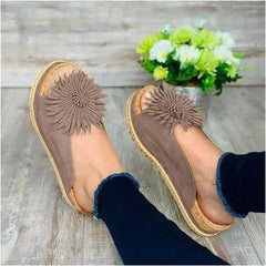 Flowers-Decor Bohemian Slippers