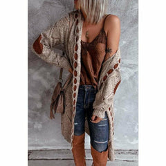 Casual Hooded Long Cardigan