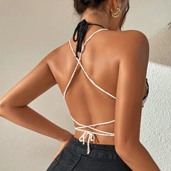 Amelia Crochet Crop Top