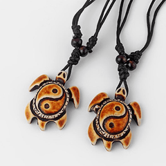 Tribal Turtle Necklace Set Of 8