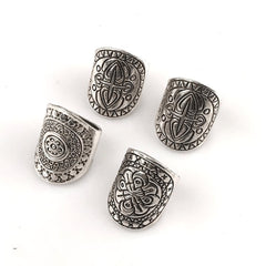 Ancient Goddess Plated Ring Set 4pcs