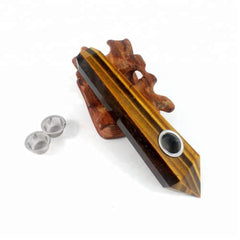 Tigers Eye Crystal Pipe