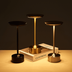 Cordless Metallic LED Table Lamp