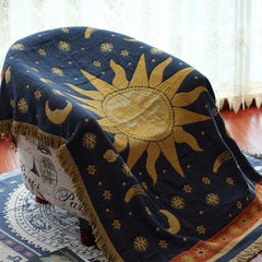 Sun & Moon Boho Throw Blanket