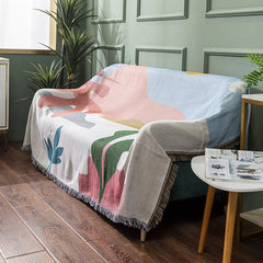 Sunset Landscape Throw Blanket