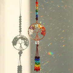 Tree of Life Crystal Suncatcher