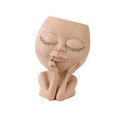 Thoughtful Lady Planter