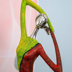 Abstract Colorful Woman Sculpture Figurine