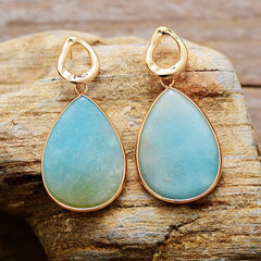 Amazonite Stud Earrings