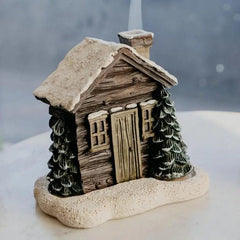 Christmas House Incense Burner