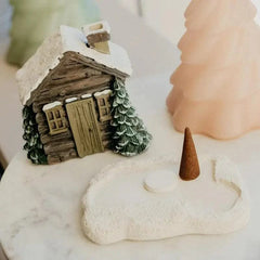 Christmas House Incense Burner