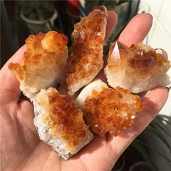 Citrine Quartz Crystal Cluster