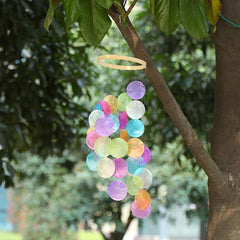 Colorful Capiz Shells Wind Chimes